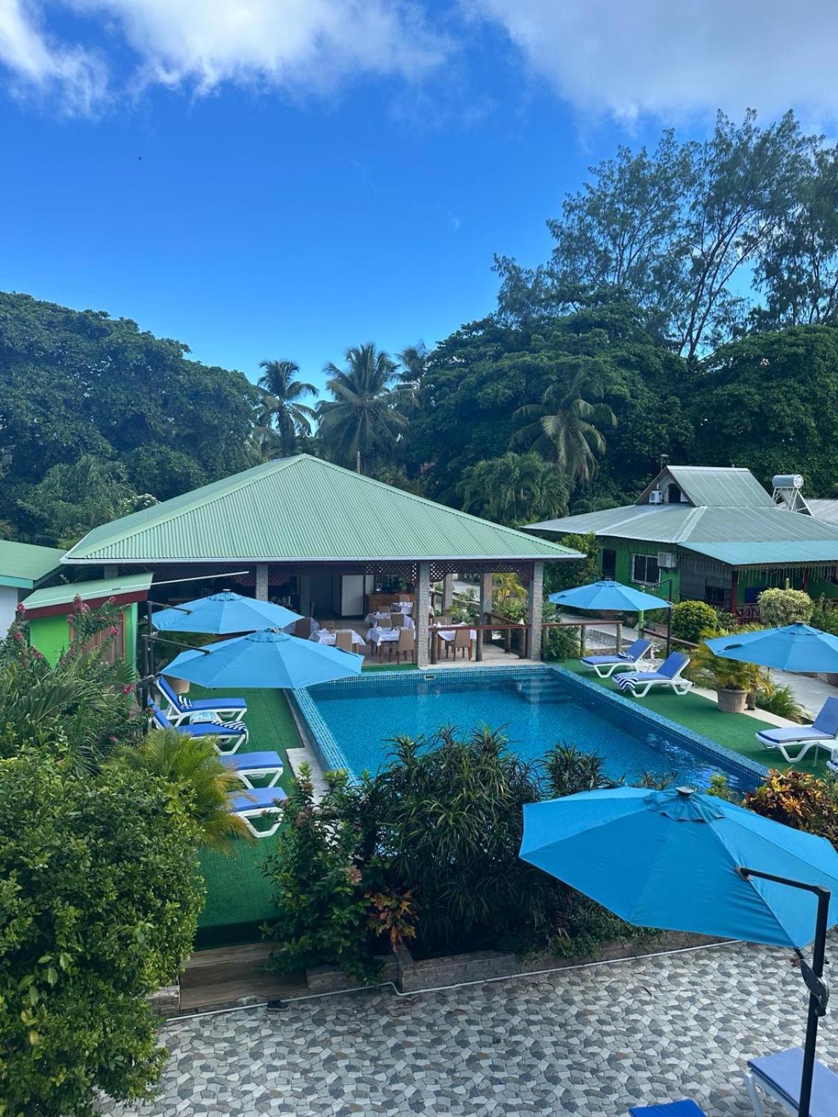 Benjamine'S Guesthouse La Digue Luaran gambar